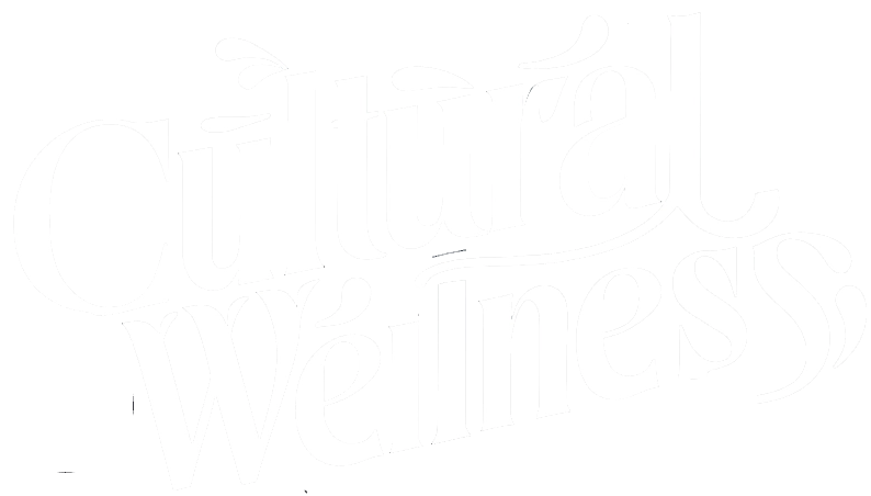 The image you uploaded features the phrase "Cultural Wellness" in a flowing, elegant font. The text has a slight slant, giving it a graceful and dynamic appearance. The white text is displayed on a transparent background, evoking a sense of openness and inclusivity. "Cultural Wellness text, elegant flowing font, white on transparent background, graceful and dynamic design, openness and inclusivity."