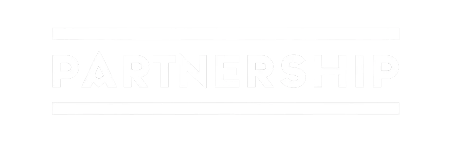 The image you uploaded features the word "Partnership" in bold capital letters. The text is centered between two horizontal lines, creating a balanced and symmetrical design. The word appears in white against a transparent background, highlighting simplicity and clarity. "Partnership text, bold capital letters, centered between horizontal lines, white on transparent background, balanced and symmetrical design.